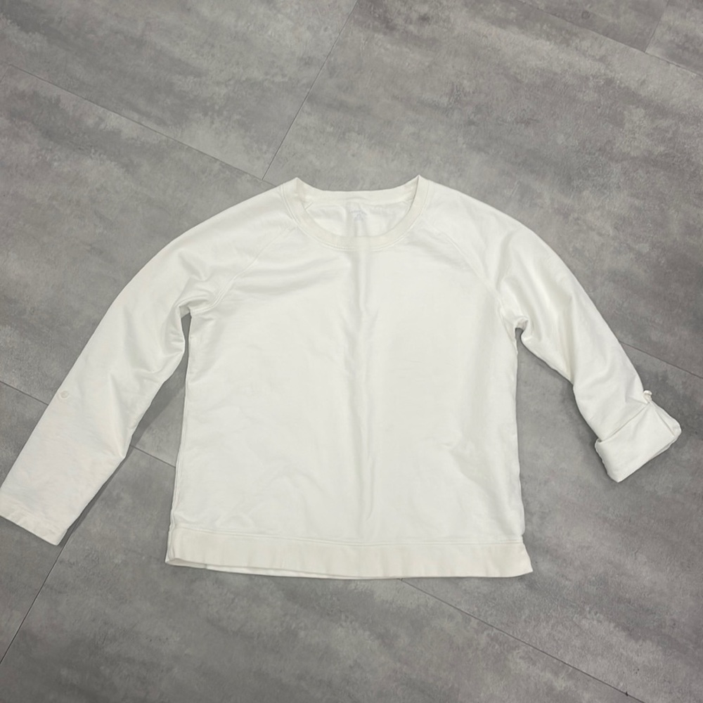 Lands’ End large petite ivory top